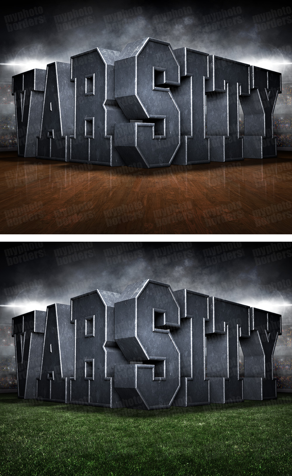 Sports Poster Photo Template For Varsity Players Custom