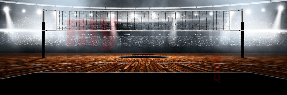 Digital Sports Background - Volleyball Stadium - Panoramic