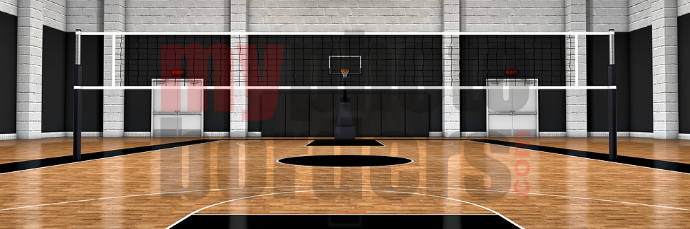 volleyball court digital panoramic backgrounds sports phone