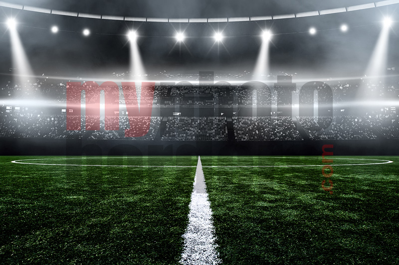 Digital Sports Background Soccer Stadium