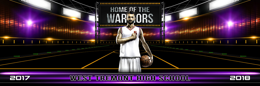 Panoramic Sports Team Banner Photo Template - Game Day ...