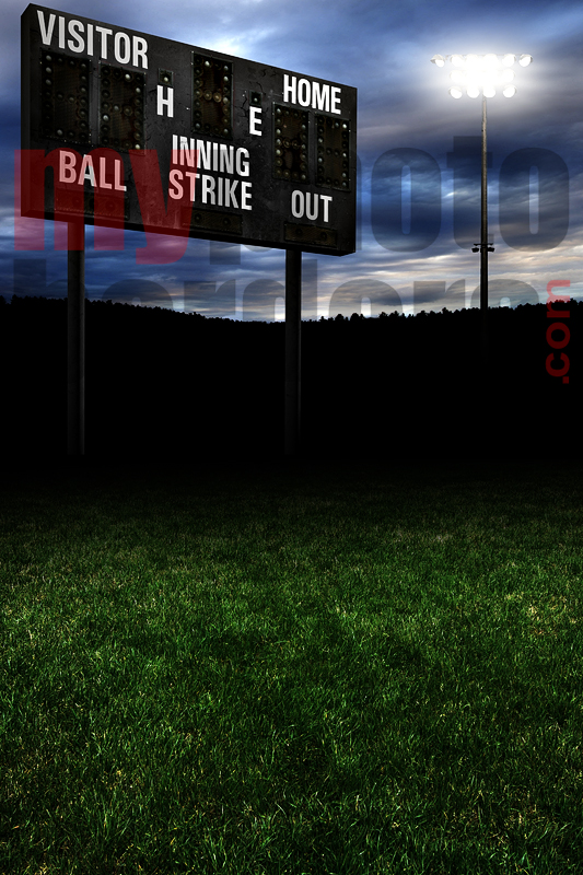 Digital Sports Background - Hometown Baseball II