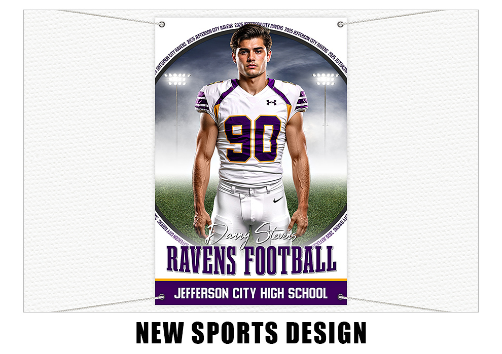 New Photoshop Sports Design Template at My Photo Borders