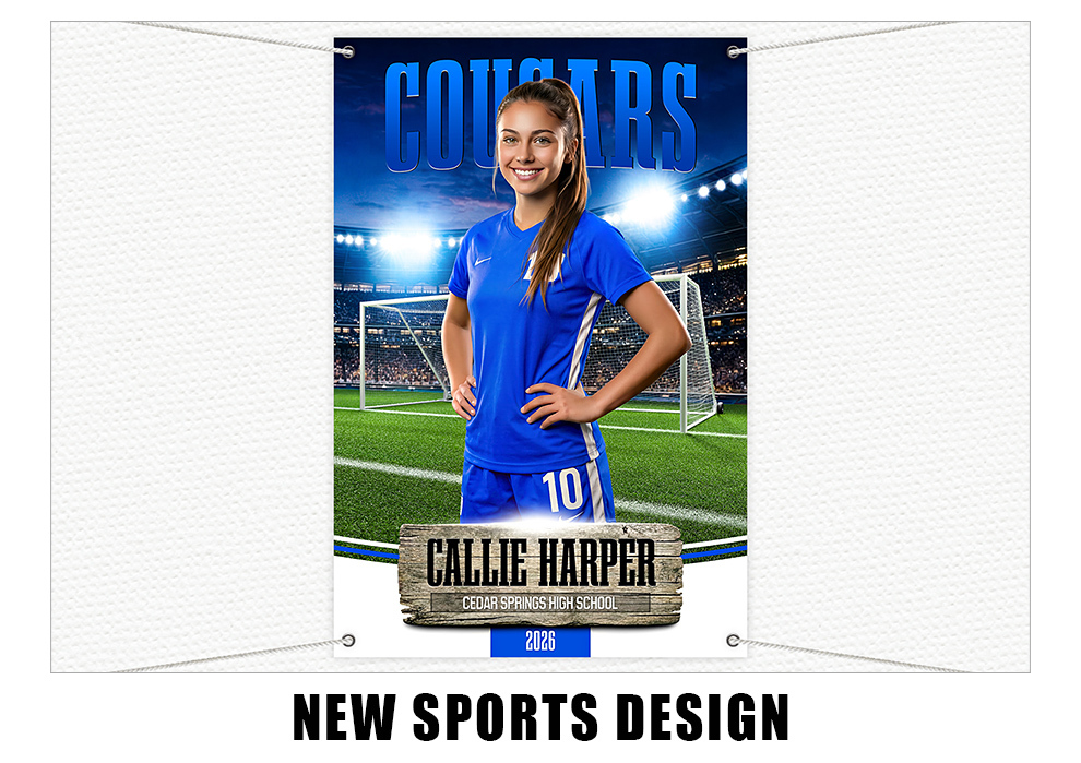 New Photoshop Sports Design Template at My Photo Borders