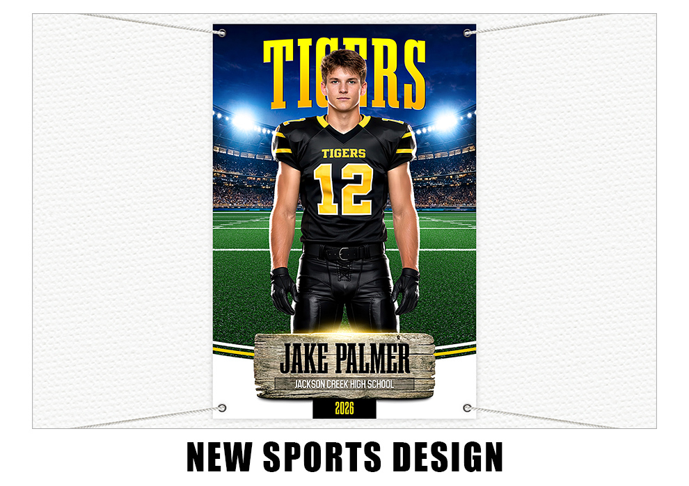 New Photoshop Sports Design Template at My Photo Borders