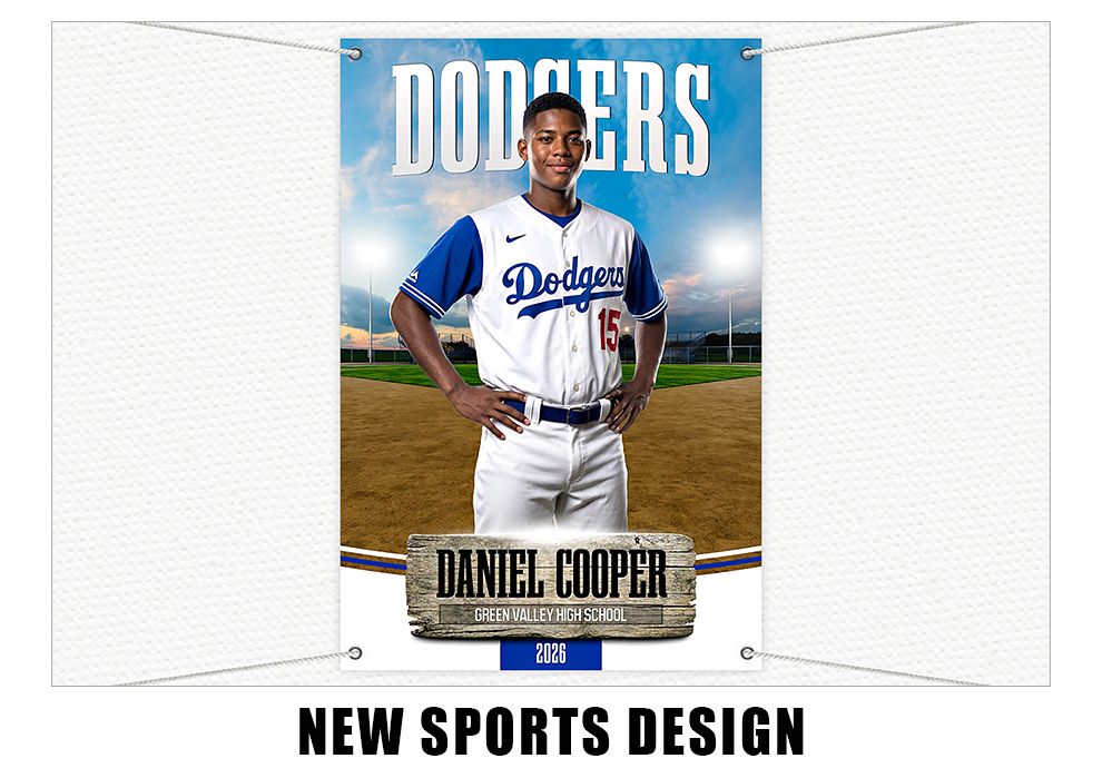 New Photoshop Sports Design Template at My Photo Borders