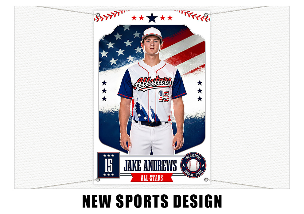 New Photoshop Sports Design Template at My Photo Borders