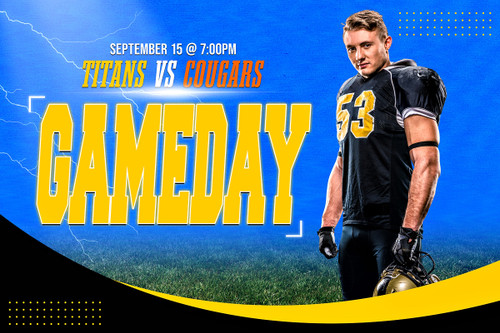 Game Day Template Game Day 01 Photoshop Layered Sports Template