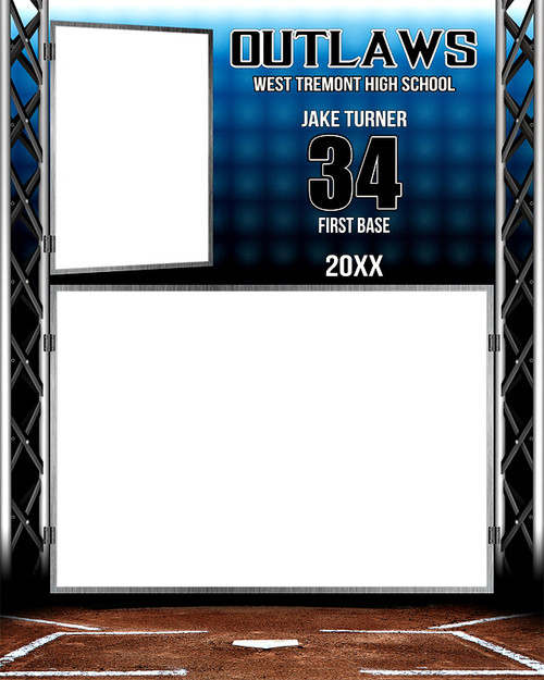 Baseball Memory Mate Photo Template