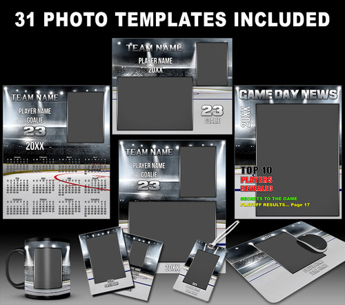 Hockey Sports Photo Templates - Stadium Collection