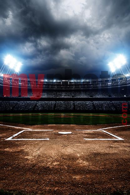 Baseball PATRIOTIC Digital Background -  Denmark