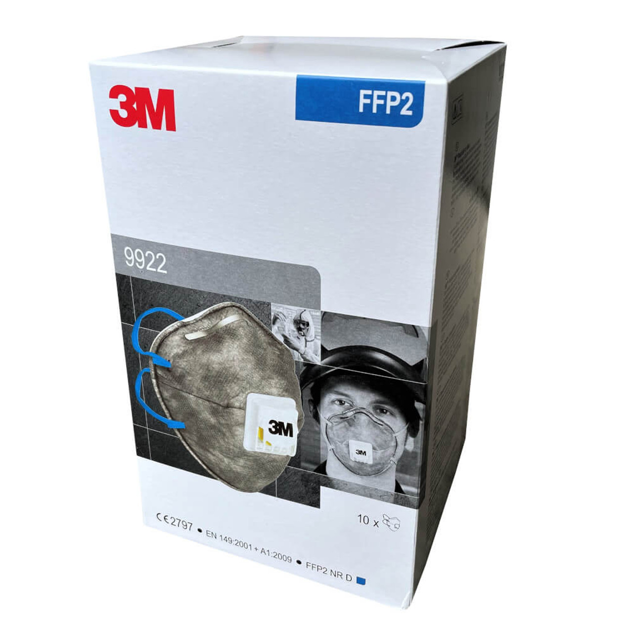 Masque spécial 3M, filtre charactif, FFP2 9922