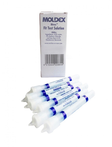 Moldex Bitrex Fit Test Solution for Face Mask Fit Testing Kit - Pack of 6 - Pack of 6 - 050401
