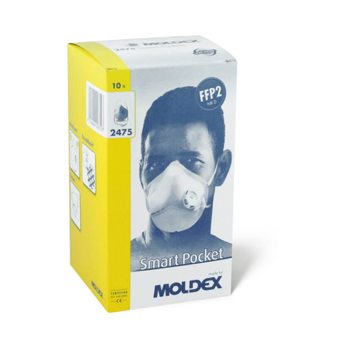 Box of Moldex 2475 FFP2 Smart Pocket Valve