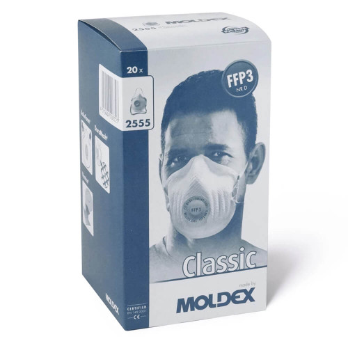 Moldex 2555 FFP3 Face Mask Respirator - Box of 20