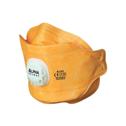 Alpha Solway C3V C Series FFP3 Fold Flat Respirator