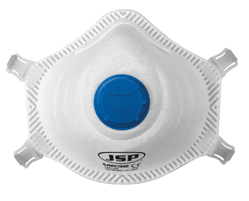 JSP M632 Moulded Disposable FFP3 Valved Face Mask
