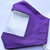 Reusable Clear Face Covering with Transparent Window Purple Design