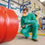 Man next to a barrel wearing Alpha Solway Alpha Flow AMF-3V mask