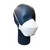 Mannequin head wearing a JSP Springfit 431ML FFP3 Disposable Fold Flat Face Mask(BGA132-206-000)