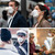 Various people wearing a Dräger X-plore 1920 FFP2 Unvalved Respirator Mask outside