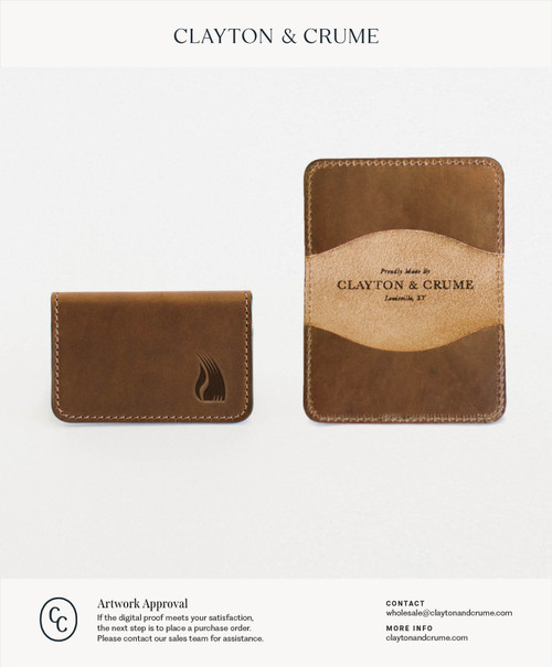 Clayton & Crume Leather Business Card Holder