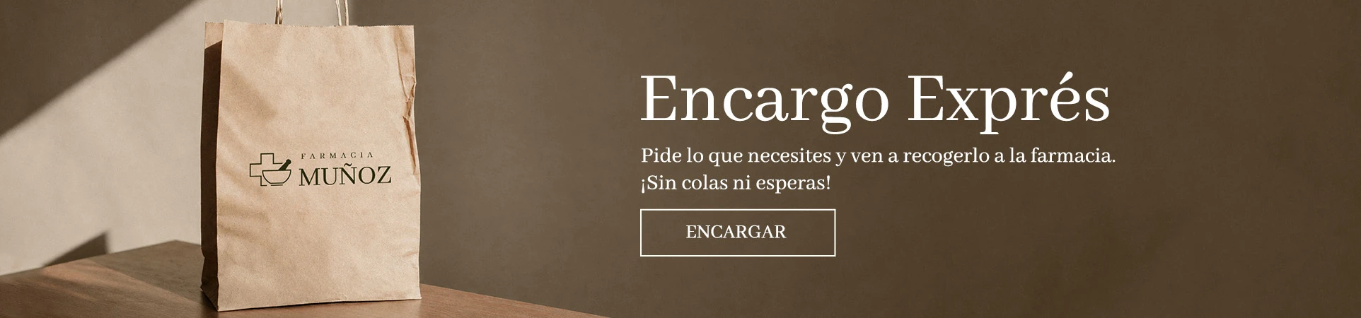 Encargo exprés en Farmacia Muñoz