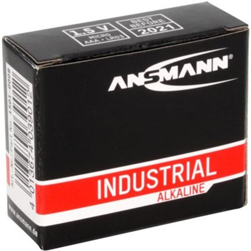 Ansmann Industrial Alkaline Batteries Ansmann AAA Alkaline Batteries Box of 10