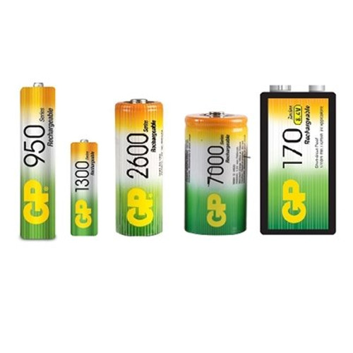 Ni-MH high capacity rechargeable batteries - GP Ni-MH D Cell 7000mAh GP700DHC