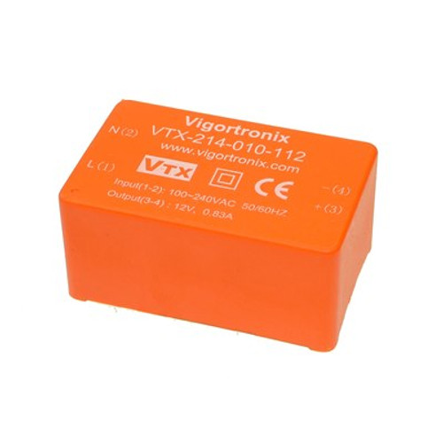 Vigortronix VTX-214-010-1 AC-DC Converter 10 Watt 3.3V 10 Watt AC-DC Converter ﻿VTX-214-010-103