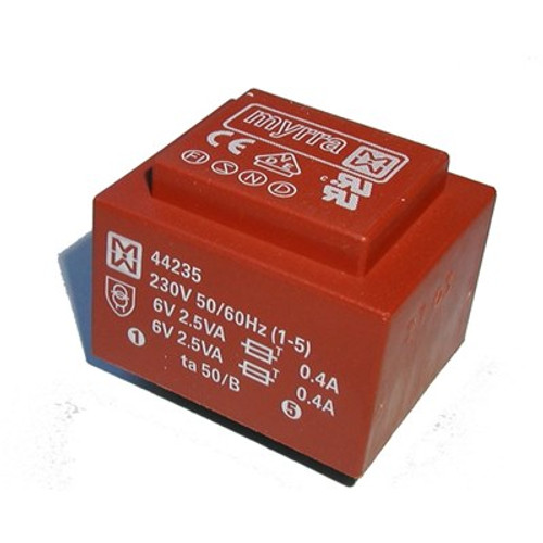 Myrra 44000 EI30 Encapsulated Safety Transformers 44093 1.5VA 0-120-12V Encapsulated Transformer