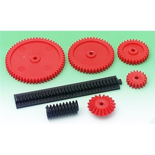 Miniature Gears - 4mm Centre Hole 14 x 6mm gear (4mm bore) Pack x 10