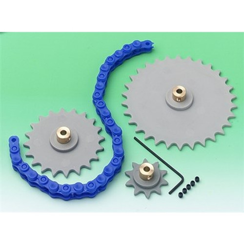 Plastic Chain and Sprockets Chain pieces. Pack x 180