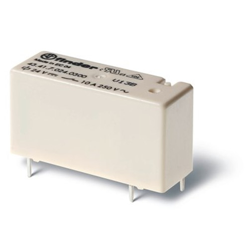 Finder 43.41 Relays - SPDT 10A Finder 43.41 series 24VDC relay 43.41.7.024.2000