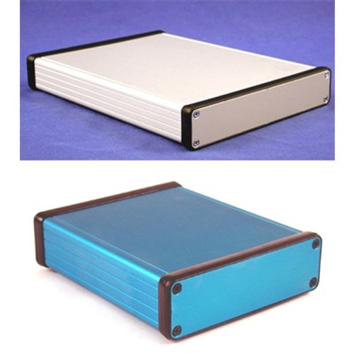 Hammond 1455 Series Extruded Aluminium Enclosure Alum. Enclosure 82 x 54 x 23 1455C801BU - Blue