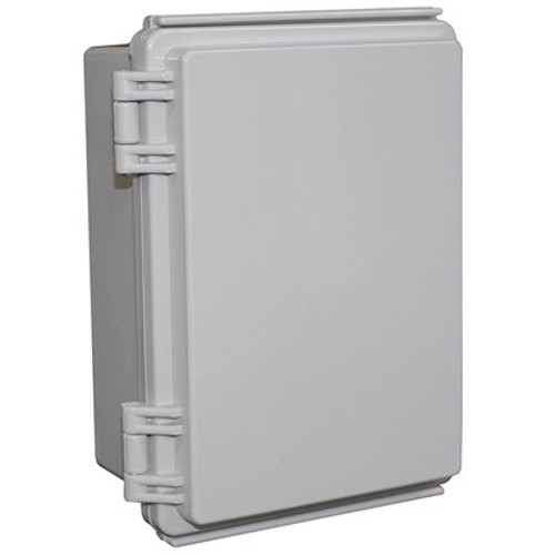 X8 Series Polycarbonate Hinged Enclosure CHDX8-223 Solid lid enclosure 185x135x85mm