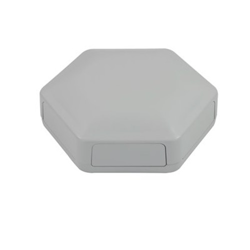 CBHEX1 Hex-Box IoT Grey Enclosures CBHEX1-42-GY 4 x Solid & 2 x Vented Panel Grey Enclosure