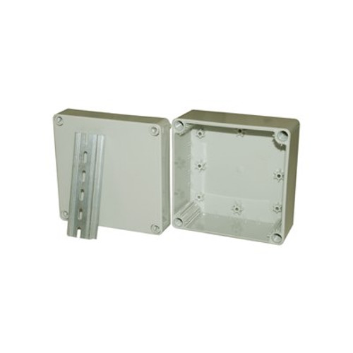 BN Junction Box Enclosure ABS IP66 Flame Retardant BN12E Grey Lid ABS Enclosure 125x125x75