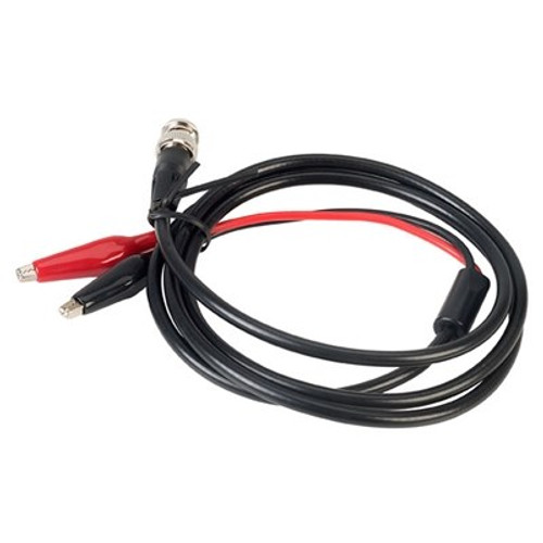 BNC Plug to Red and Black Croc Clips Lead BNC Plug to 2 x Croc Clip Lead