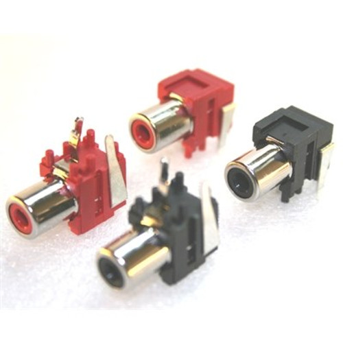 PCB insert phono sockets PCB phono socket Red