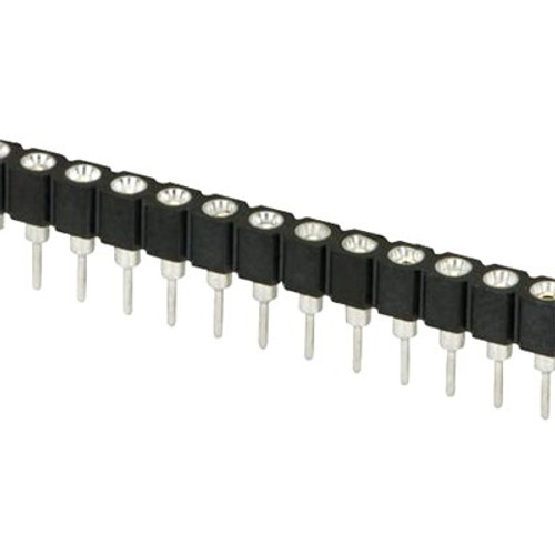 E-Tec Turned Pin SIL Socket Strips 20 way Turned Pin SIL socket SIB-120-F001-95