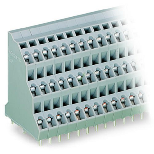 WAGO 737 Series Triple Deck PCB Terminal Block Wago 737-102 2 Pole Triple Deck PCB Terminal Block