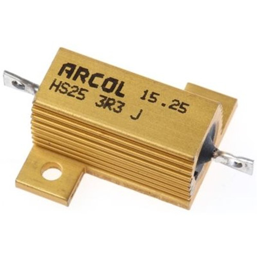 Arcol HS25 Series Aluminium Clad Power Resistor 0.47R 25W Aluminium Power ResistorHS25-0.47R