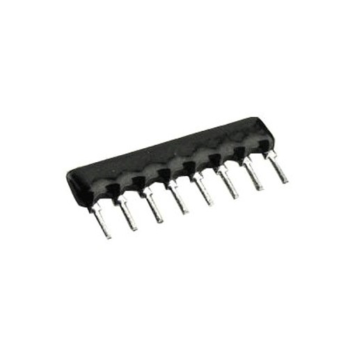 7 Commoned Resistors - 8 Pin Package Res network 7 commoned 1K