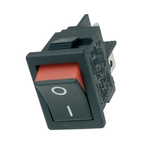 Visi rocker switches - SCI SPST Visi on Rocker Switch Red