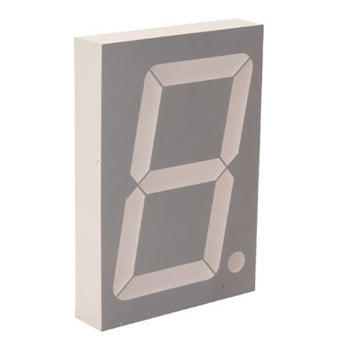 Kingbright 56.9mm (2.24in) Seven Segment Display 56.9mm Display HE Red (CC)