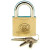 TRC25PAD1 Brass Padlock + 3keys Brass Padlock With 3 Keys