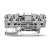 WAGO TOPJOB 2002-1401 Terminal Block Grey 24A Wago 2002-1401 4 Conductor Terminal Block Grey 24A