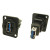 CLIFF CP30205N/NX Feedthrough Data Connector CLIFF CP30205N XLR Feedthrough USB 3.0 A to USB 3.0 A Ni Plated Countersunk Hole