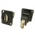 CLIFF CP30208N/NX Feedthrough Data Connector CLIFF CP30208N XLR Feedthrough USB 2.0 A to USB 2.0 A Ni Plated with CSK Hole